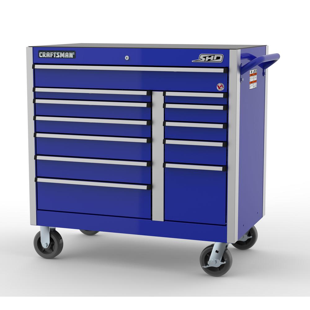Craftsman SHD 42 in. 12Drawer Ball Bearing Slides Blue
