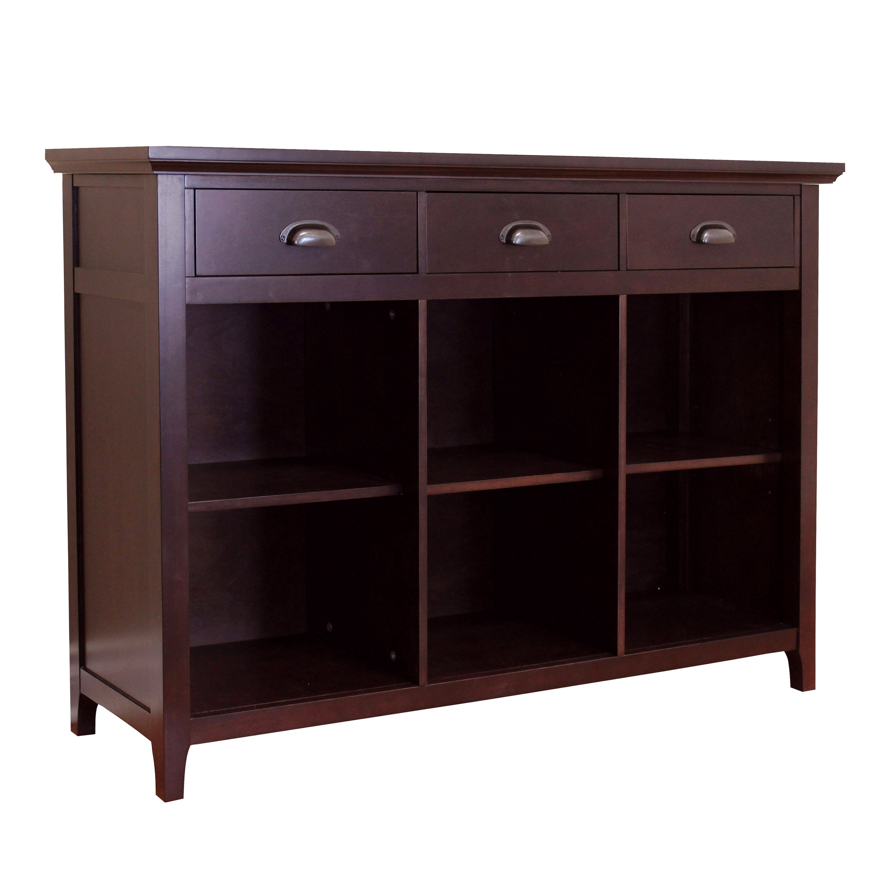 Lindendale 3 Drawers 54" W. bookcase