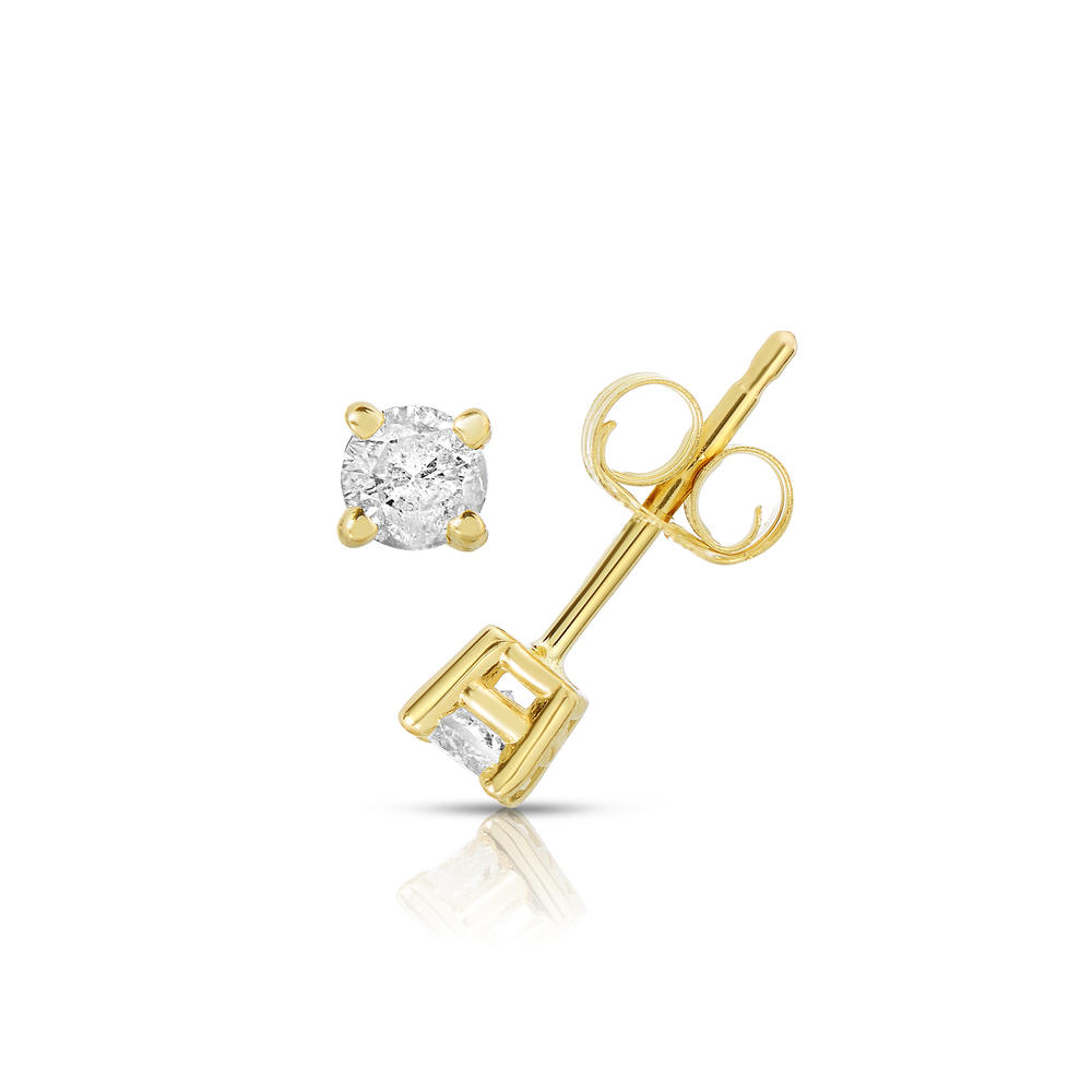 Natalia Drake 14K Yellow Gold 0.25CTW Certified Diamond Solitaire Earrings