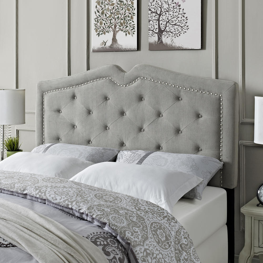 Dorel Amara Upholstered Headboard Multiple Colors and Sizes