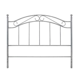 Dorel Home Furnishings Winnie Pewter Full/Queen Metal Headboard