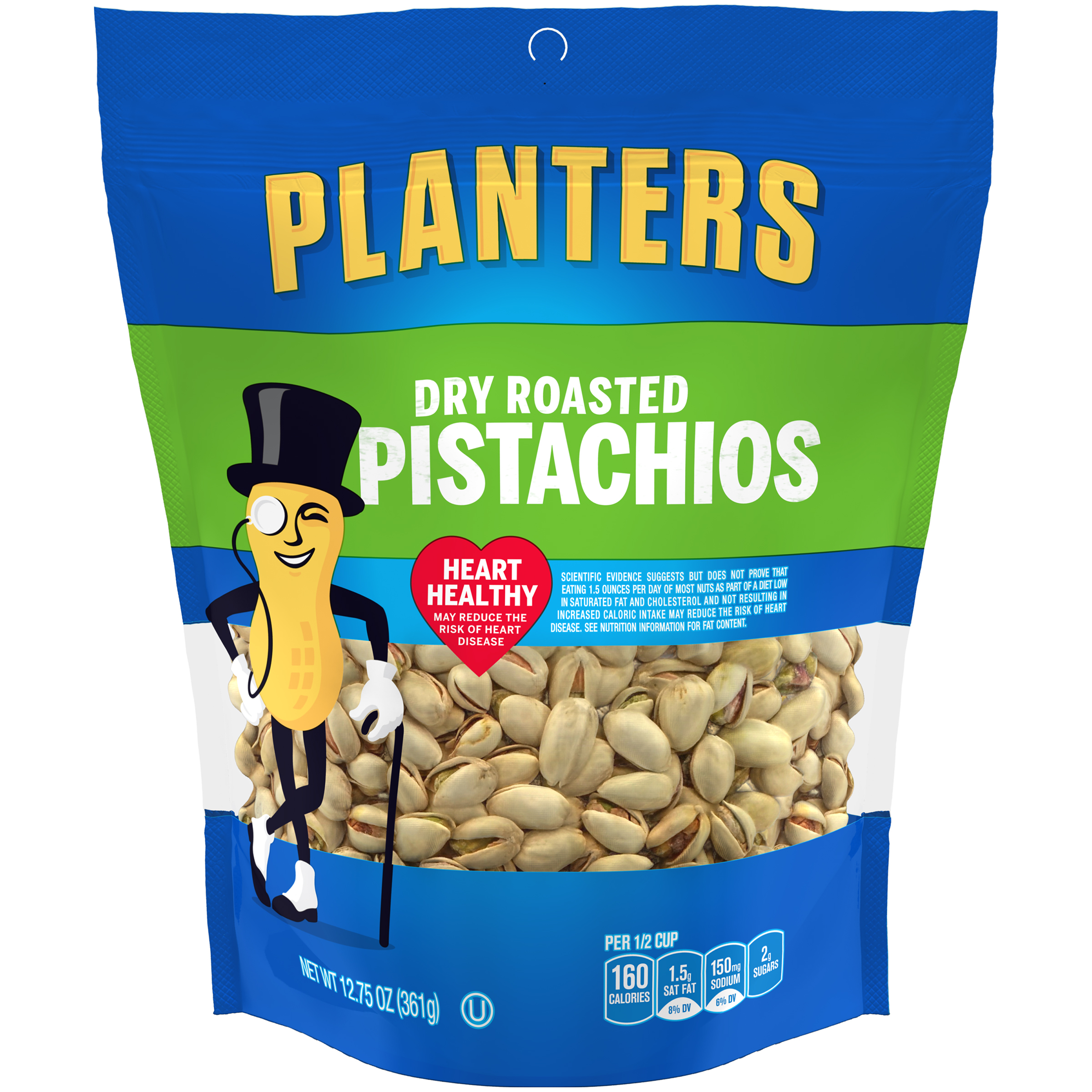 Planters  Dry Roasted Pistachios 12.75 oz. Pouch