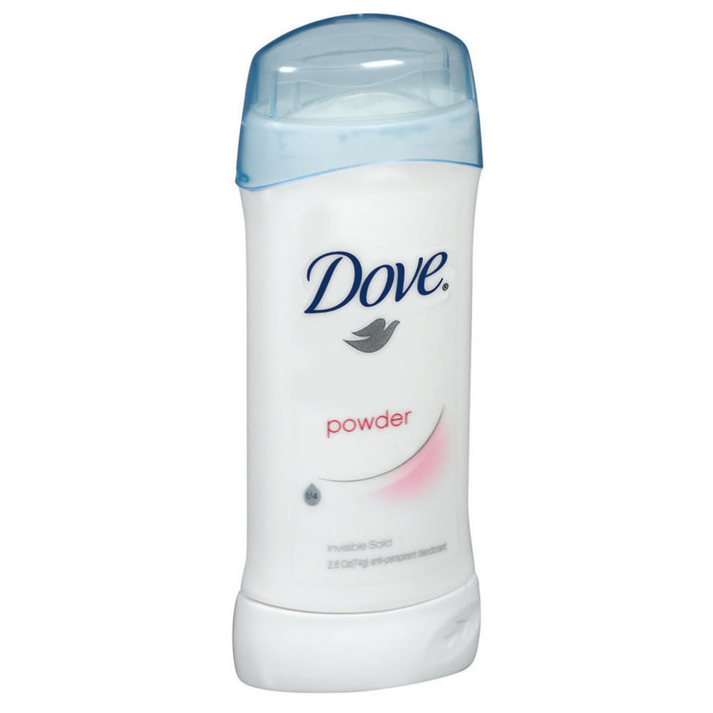 Dove Anti-Perspirant Deodorant, Invisible Solid, Powder, 2.6 oz (74 g)
