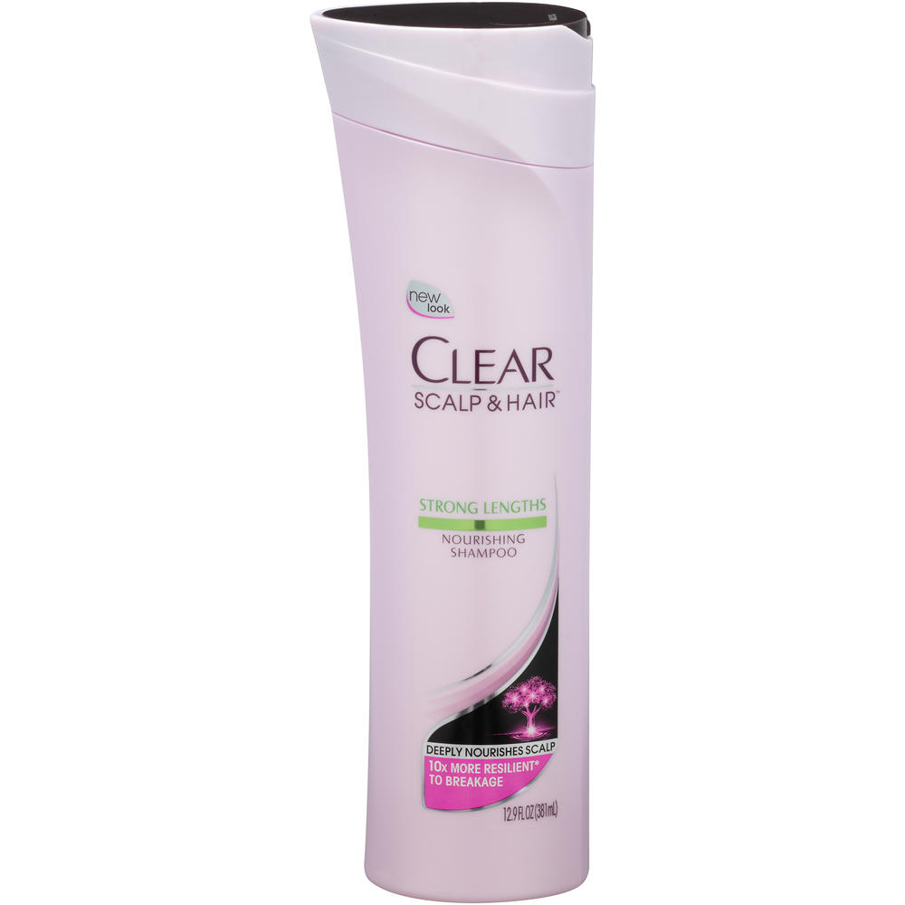Clear Nourishing Shampoo, Scalp Therapy Strong Lengths 12.9 fl oz