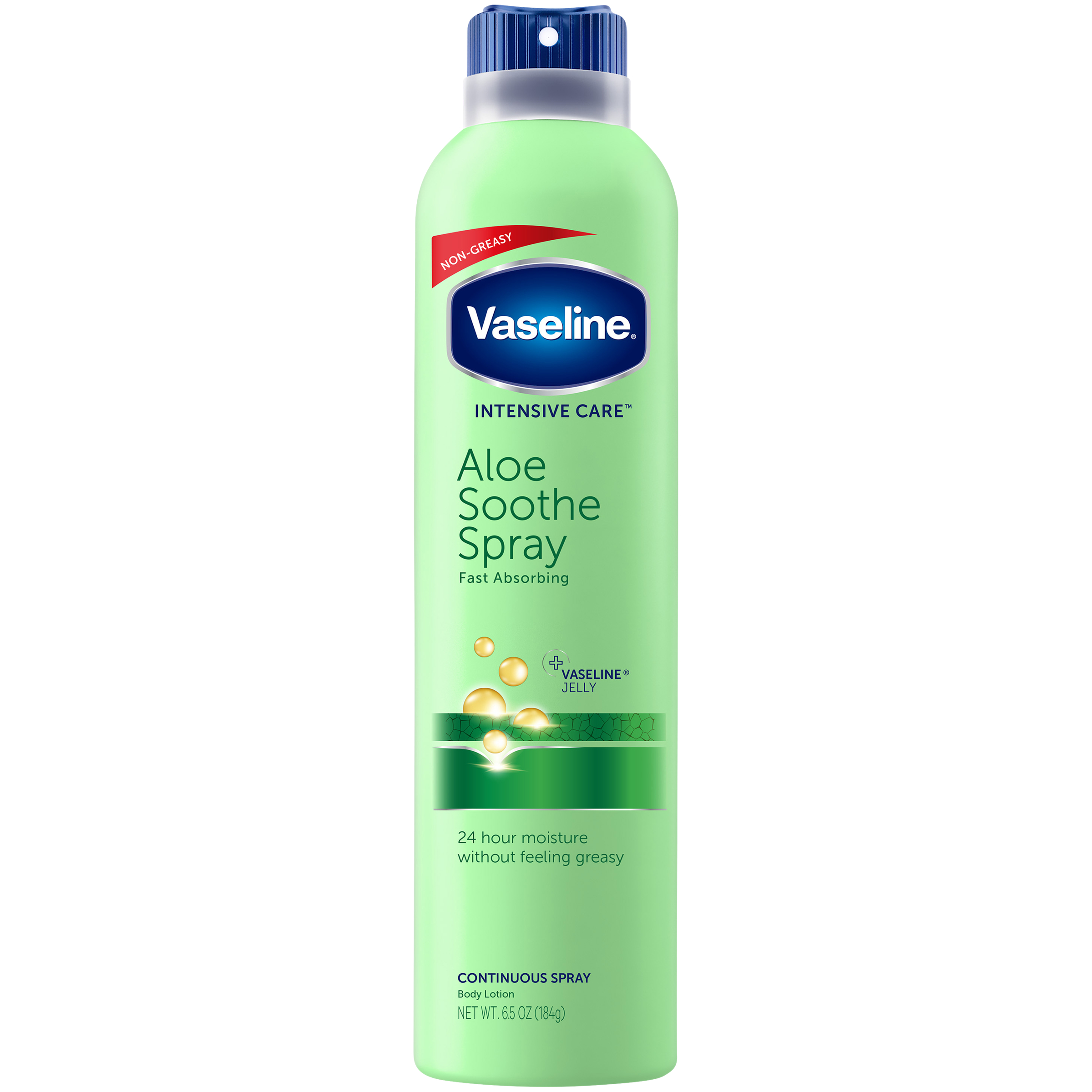 Ponds Vaseline Spray And Go Moisturizer Aloe Fresh 6.5 fl oz