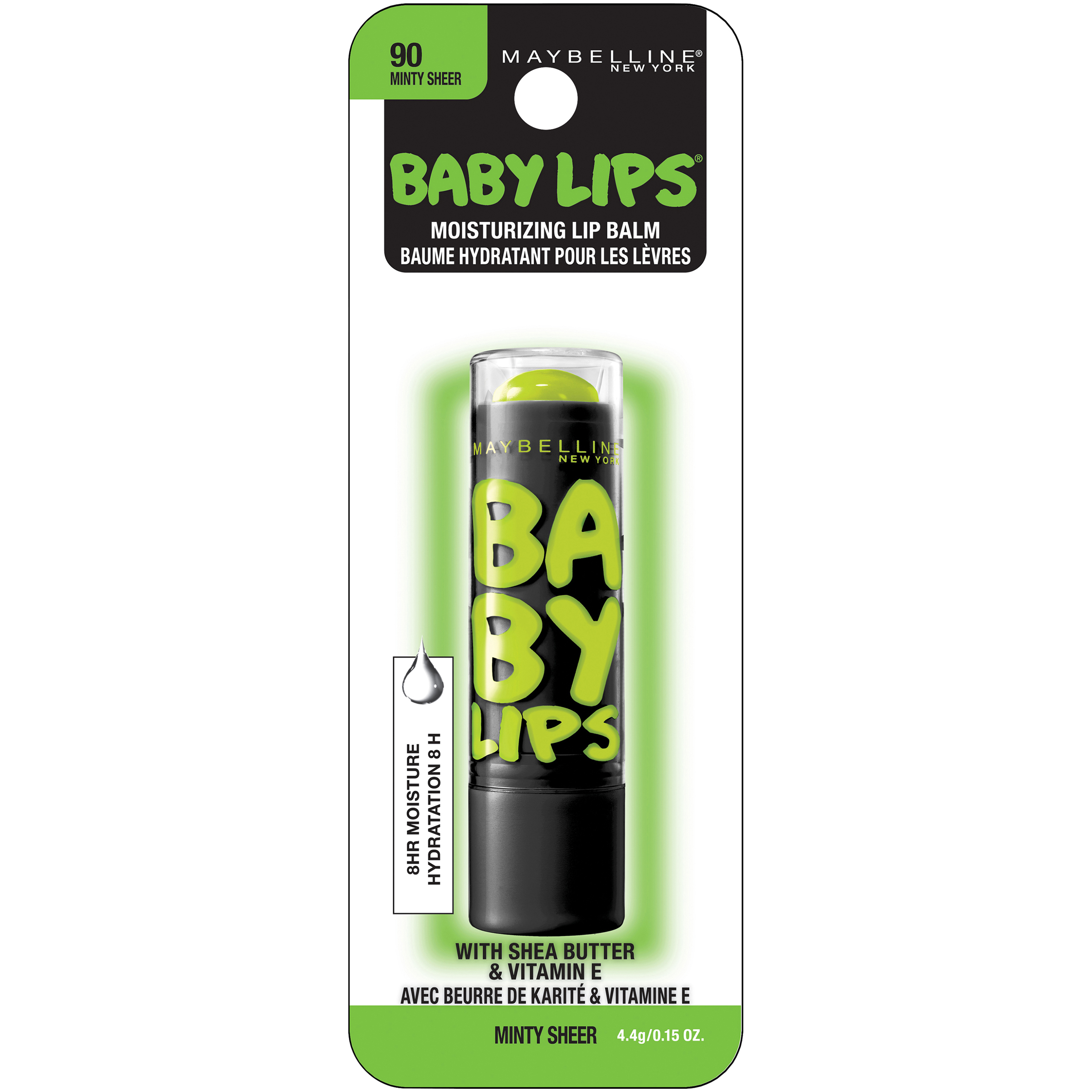 Maybelline New York Baby Lips(r) Electro Lip Balm Minty Sheer 0.15 oz.