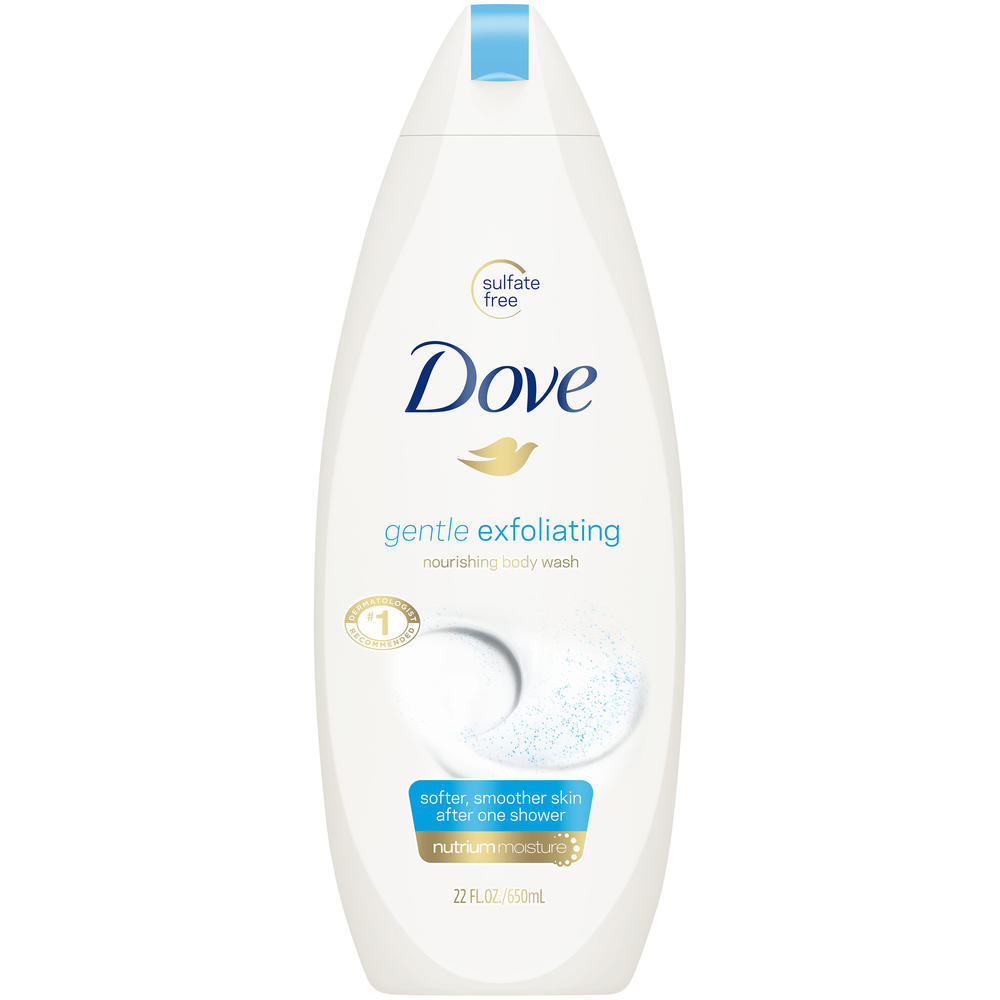 Dove Gentle Exfoliating Nourishing Body Wash, 22 Fl. Oz