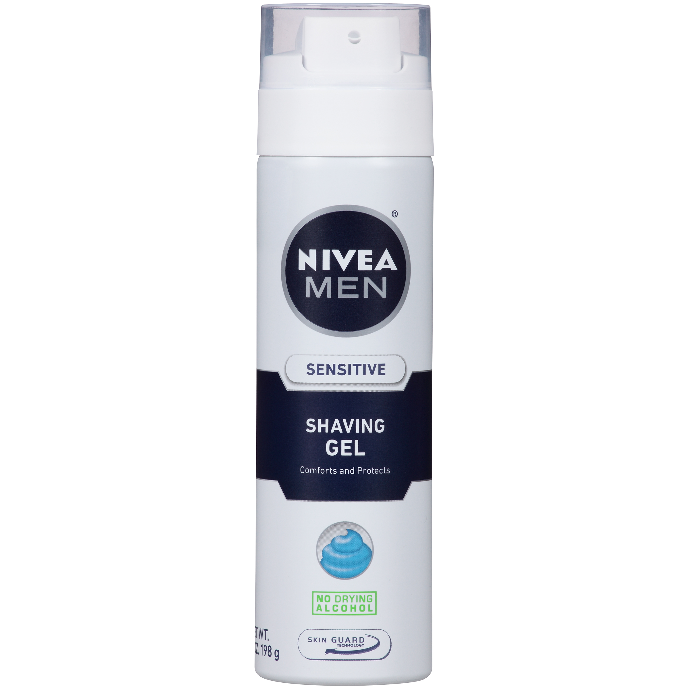 Nivea For Men Shaving Gel, Sensitive, 7 oz (198 g)