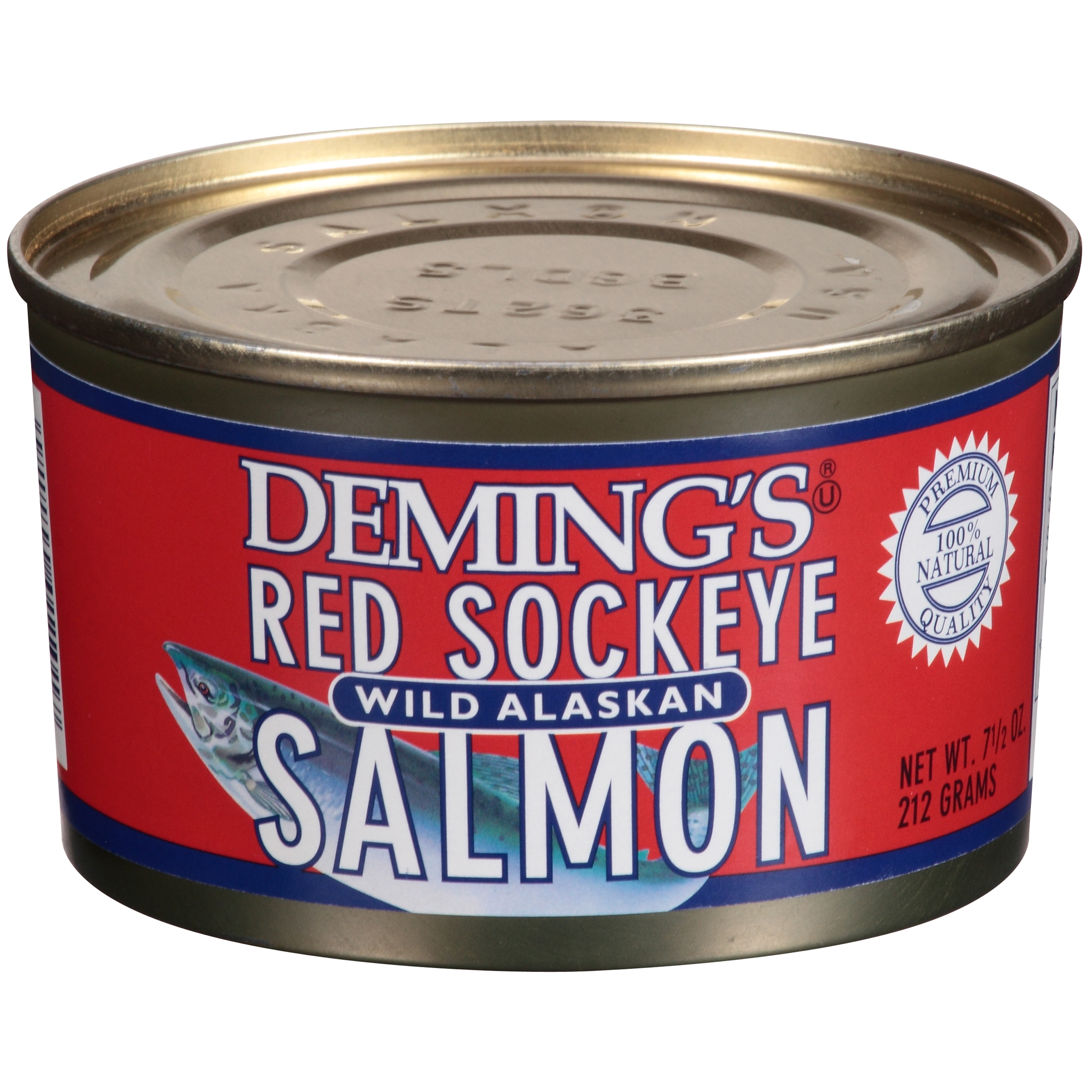 Deming's Wild Alaska Red Sockeye Salmon, 7.5 oz (212 g)