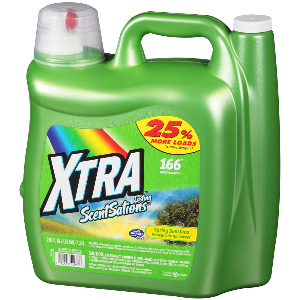 Xtra ScentSations Spring Sunshine Liquid Detergent, 250 fl oz.