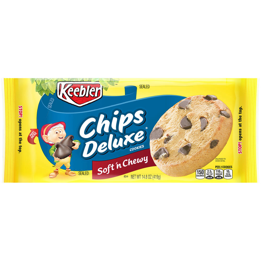 Chips Deluxe ® Soft 'n Chewy Cookies 14.8 oz. Pack