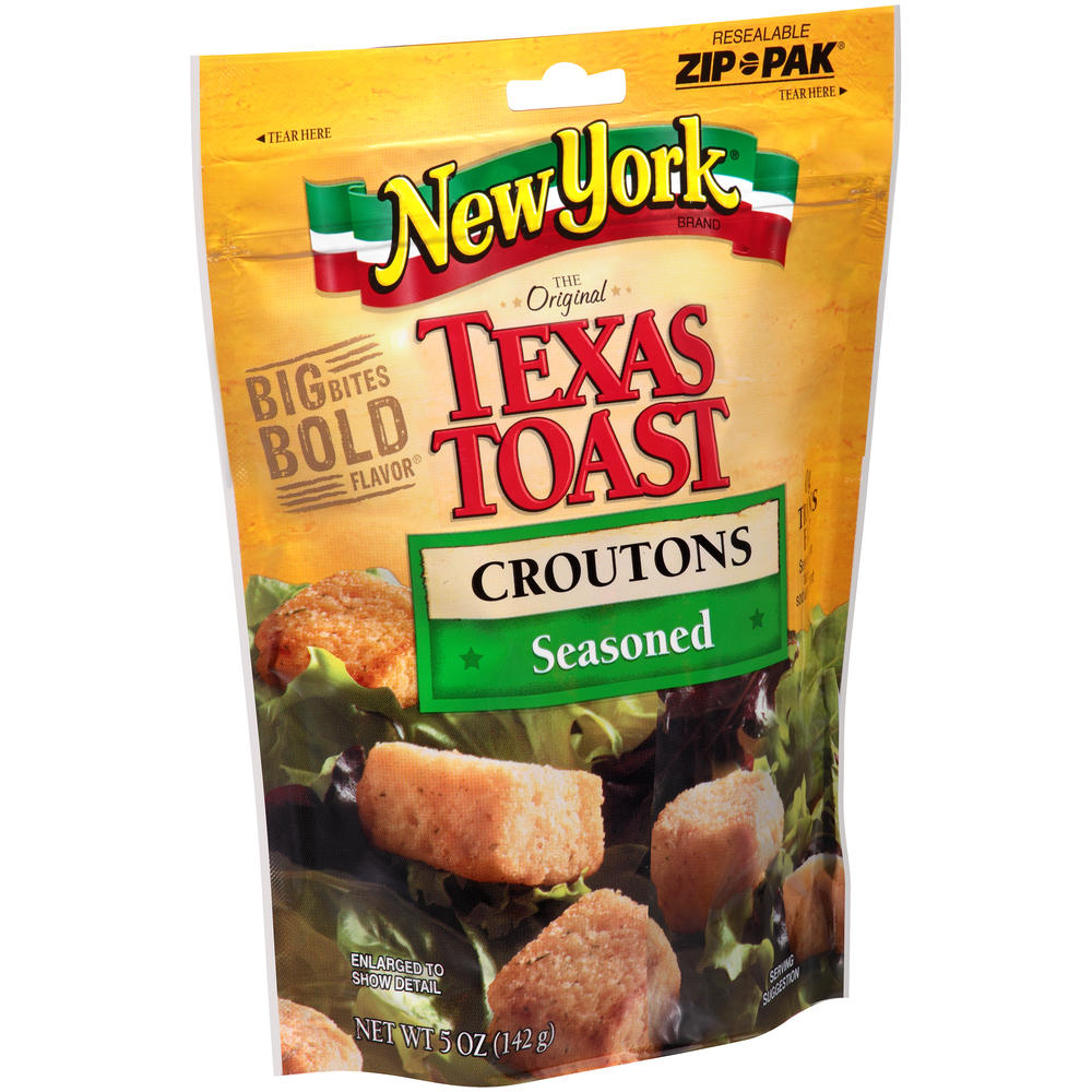 New York The Original Texas Toast Croutons, Seasoned, 5 oz (142 g)