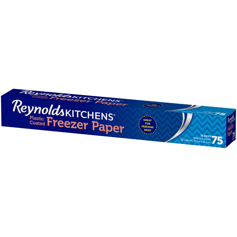 Reynolds Freezer Paper, Plastic Coated, 75 Sq Ft, 1 roll