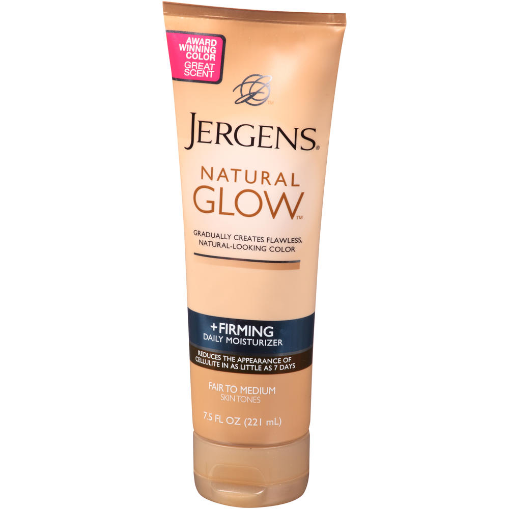 Jergens Natural Glow Daily Moisturizer, Firming, Medium Skin Tones, 7.5 fl oz (221 ml)