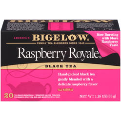 Bigelow Tea Raspberry Royale 20 Bags (Pack of 18)