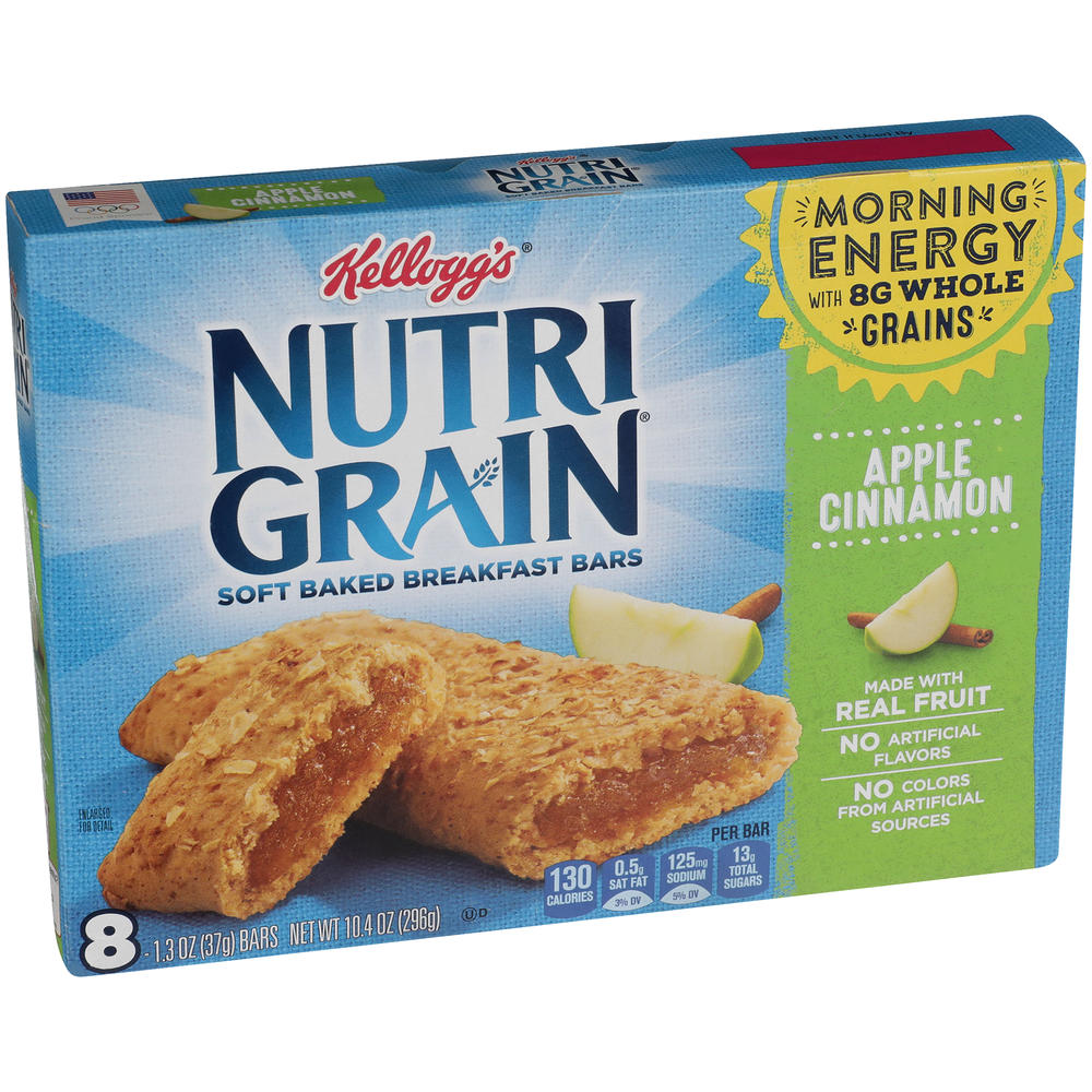 Kellogg's Nutri-Grain Cereal Bars, 8pk. Apple Cinnamon