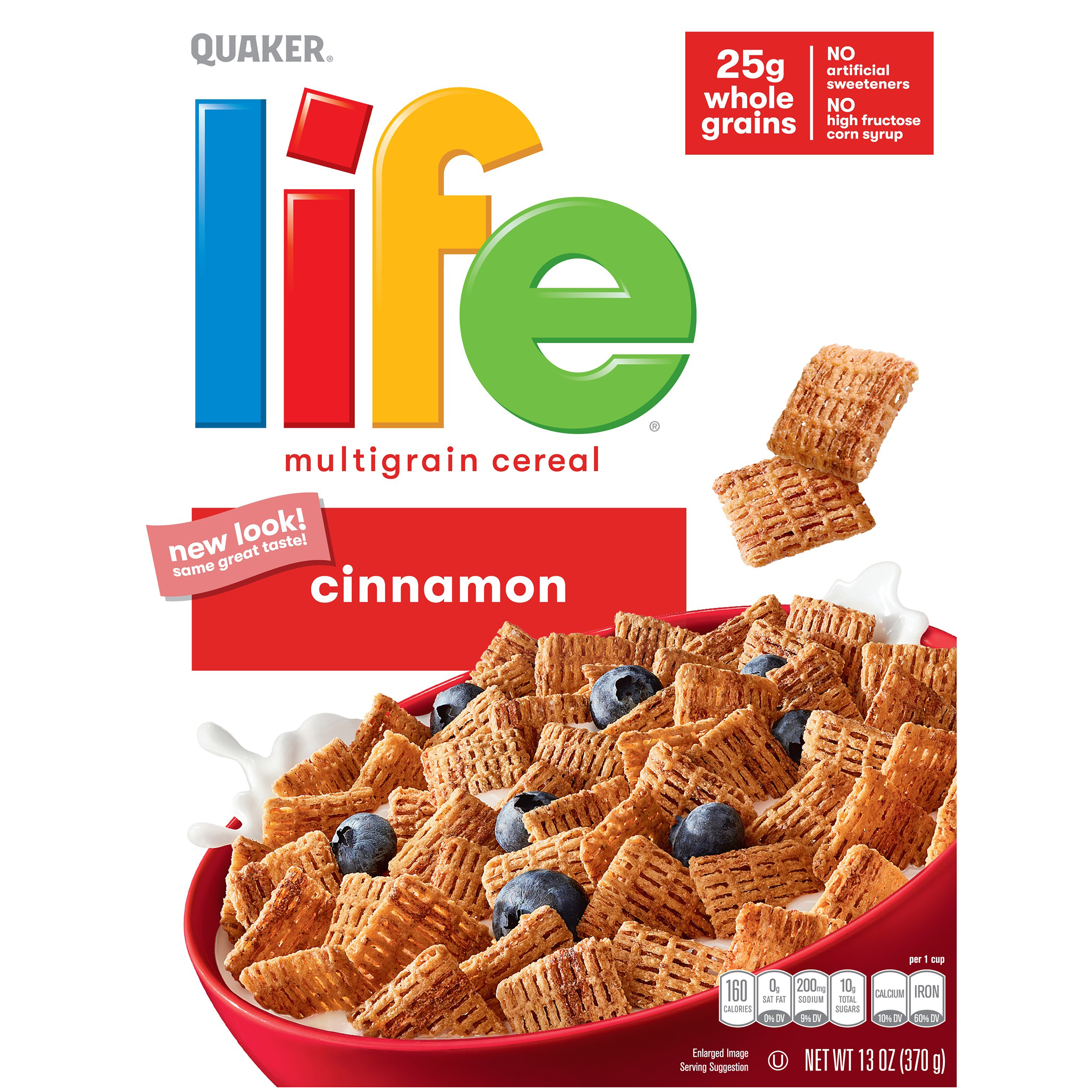 QUAKER LIFE CEREAL 13OZ CINNAMON QUAKER LIFE CEREAL 13OZ CINNAMON
