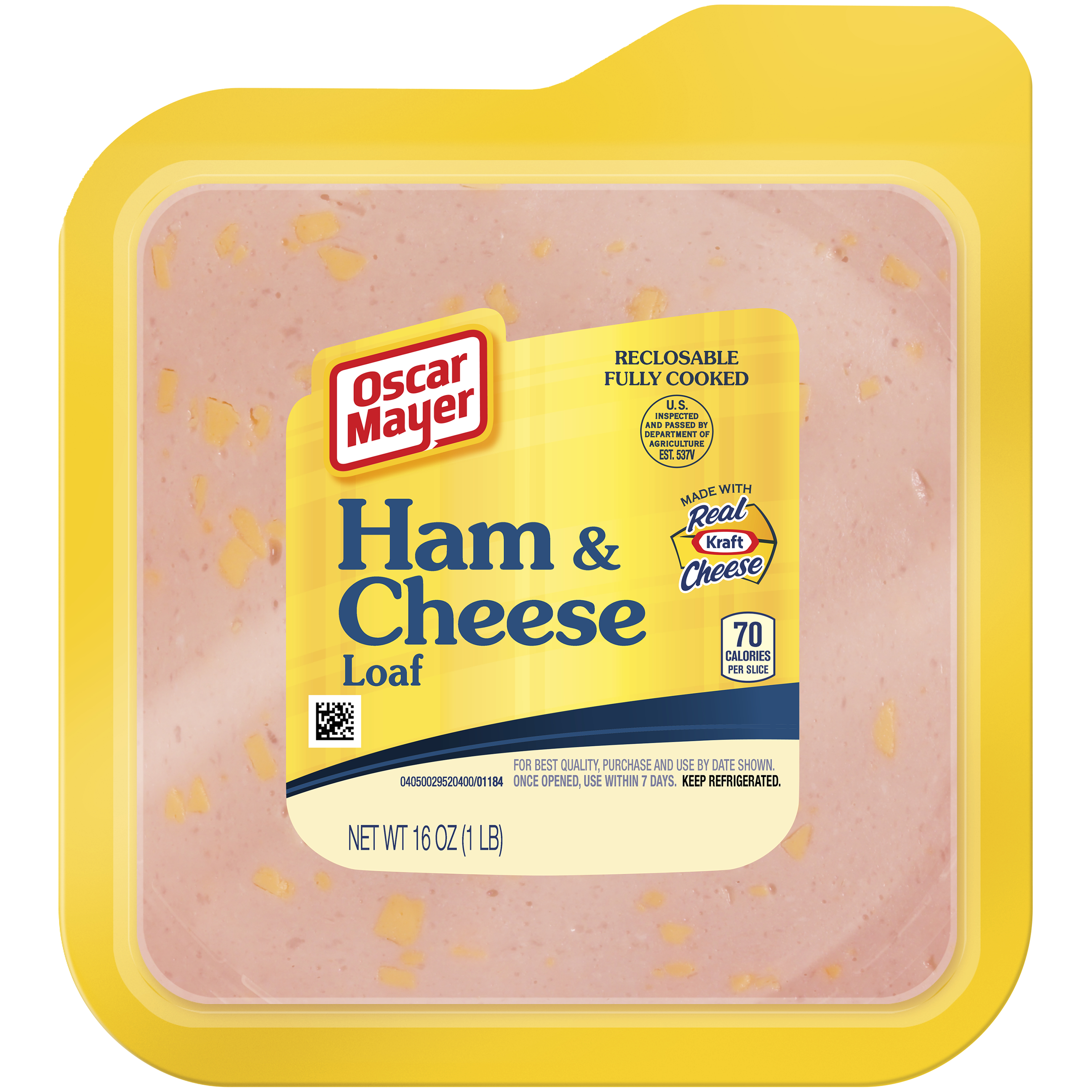 Oscar Mayer Loaf, Ham & Cheese, 16 oz (1 lb)