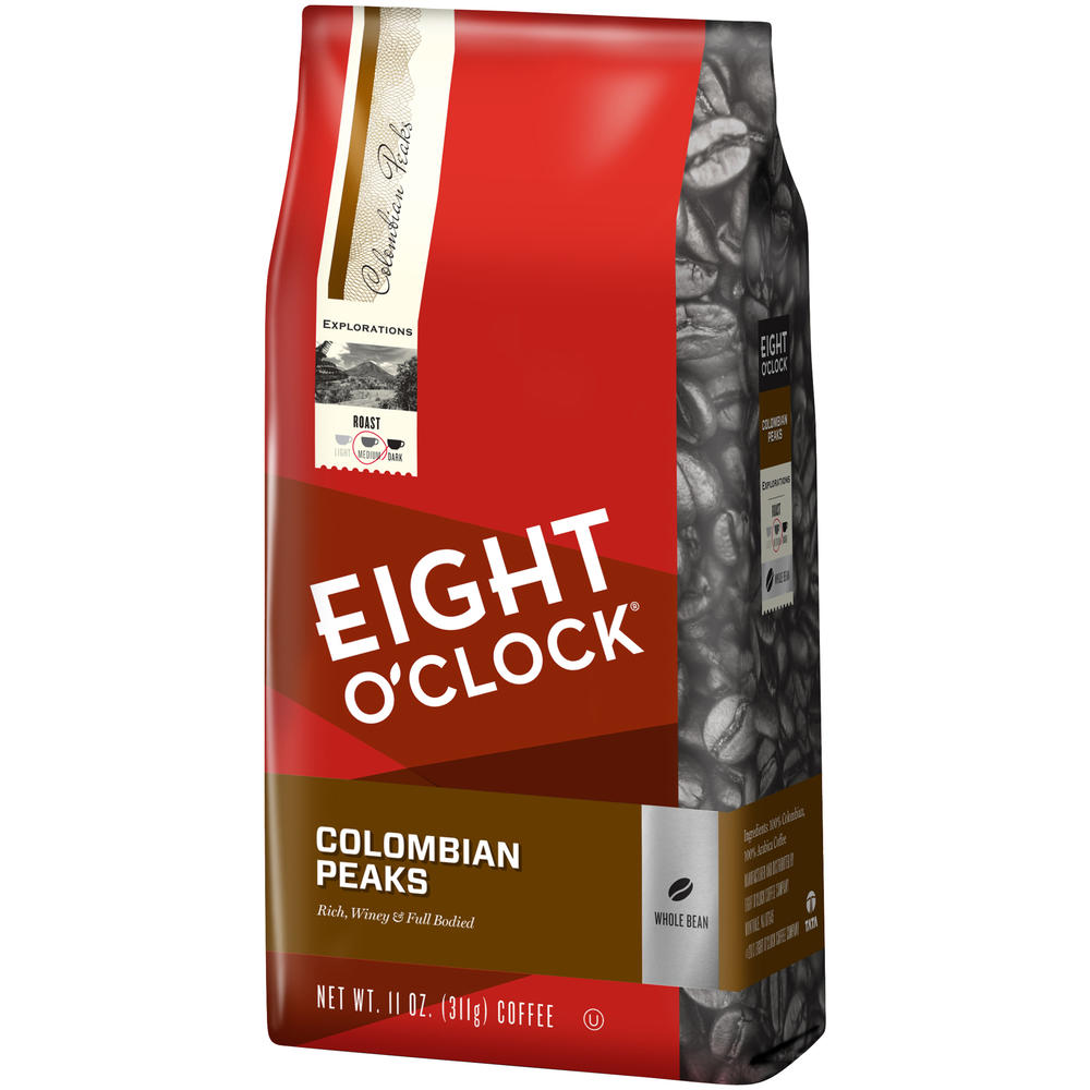 Eight O'Clock Coffee 100% Colombian Whole Bean 11.00 oz