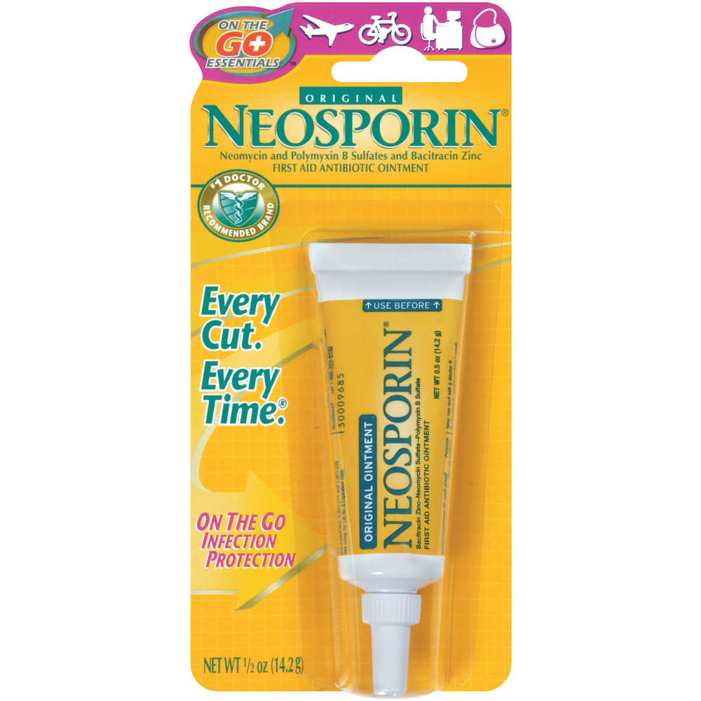 Neosporin First Aid Antibiotic Ointment, Original, 0.5 oz (14.2 g)