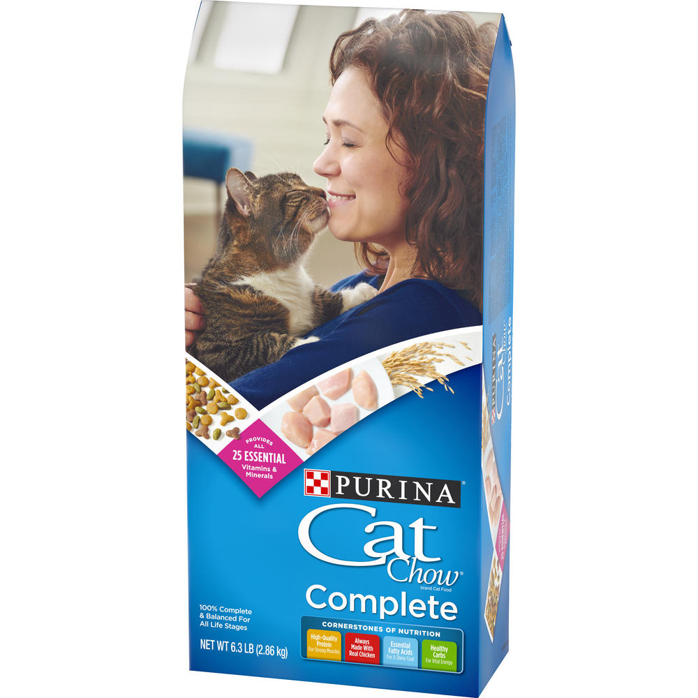 Purina Cat Chow Complete Cat Food 6.3 lb. Bag