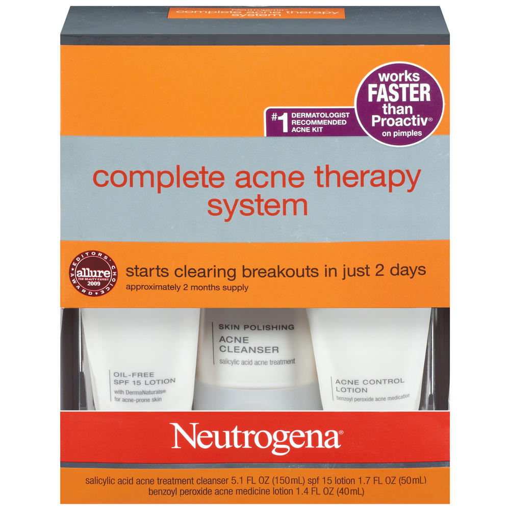 Neutrogena Advanced Solutions Acne Therapy System, Complete, 1 system