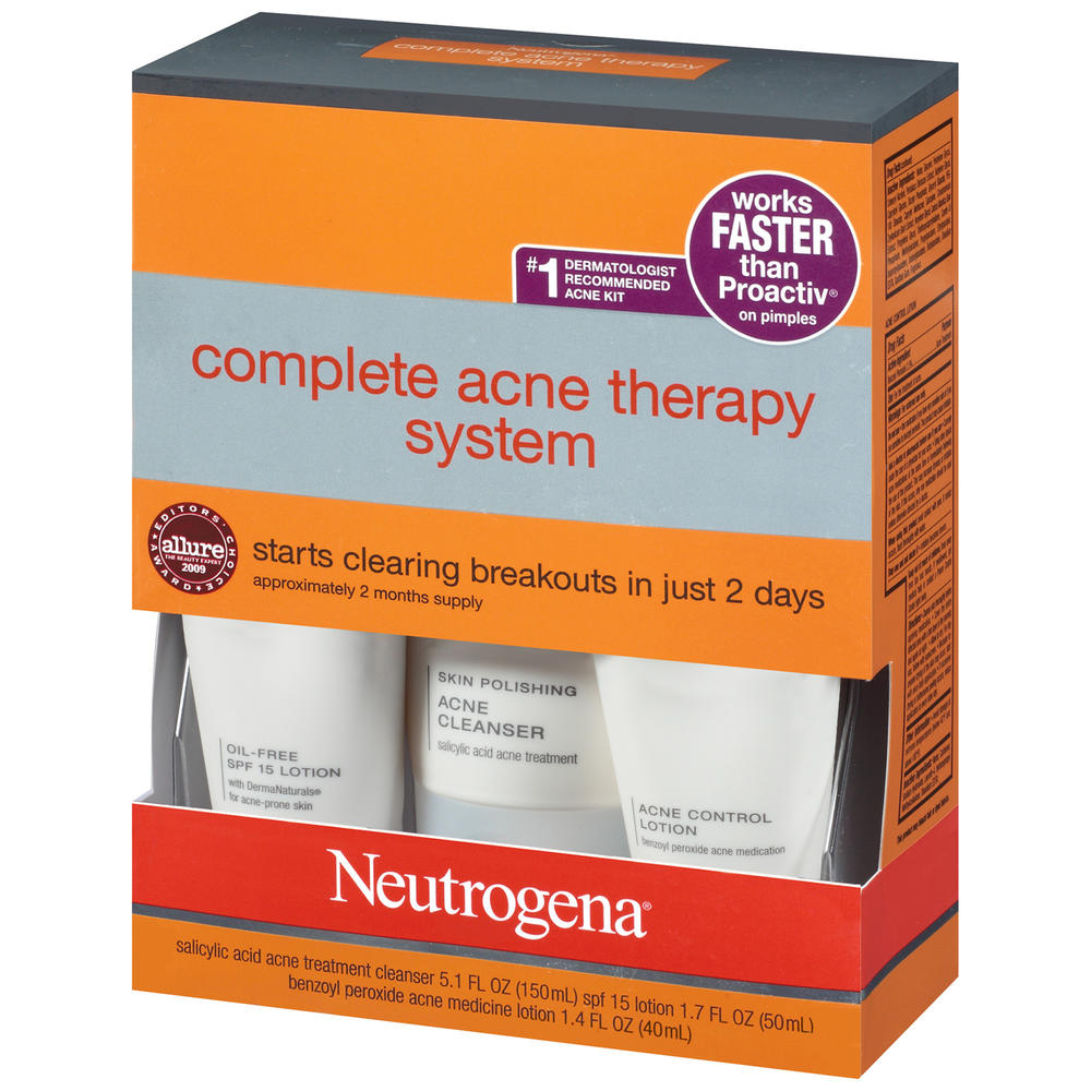 Neutrogena Advanced Solutions Acne Therapy System, Complete, 1 system