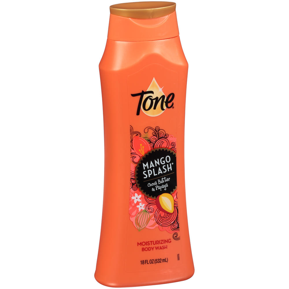 Tone Body Wash, Moisturizing, Cocoa Butter, Mango Splash, 18 fl oz (532 ml)
