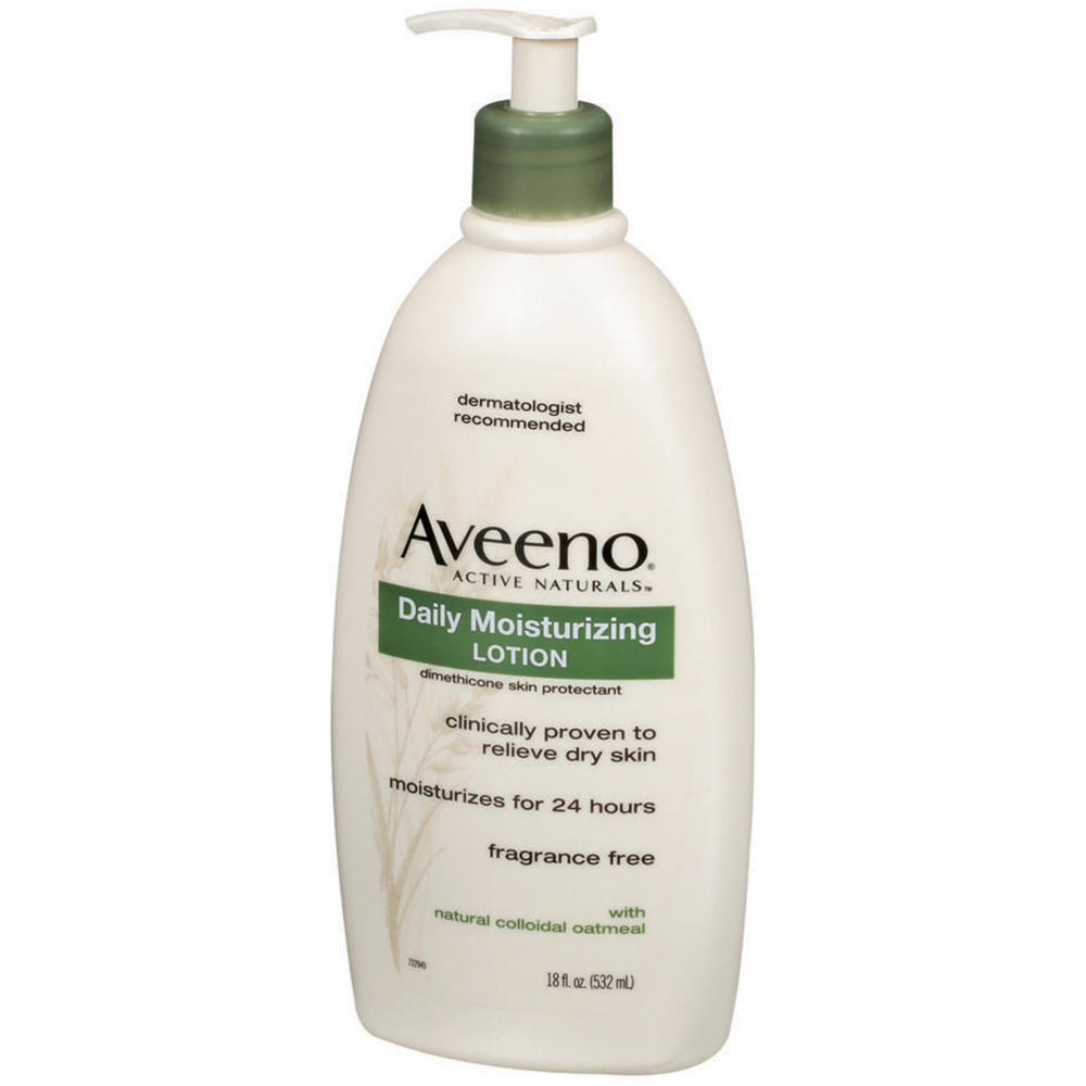 Aveeno Active Naturals Lotion, Daily Moisturizing, Fragrance Free, 18 fl oz (532 ml)