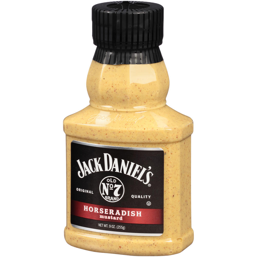 Jack Daniel's Mustard, Horseradish, 9 oz (255 g)