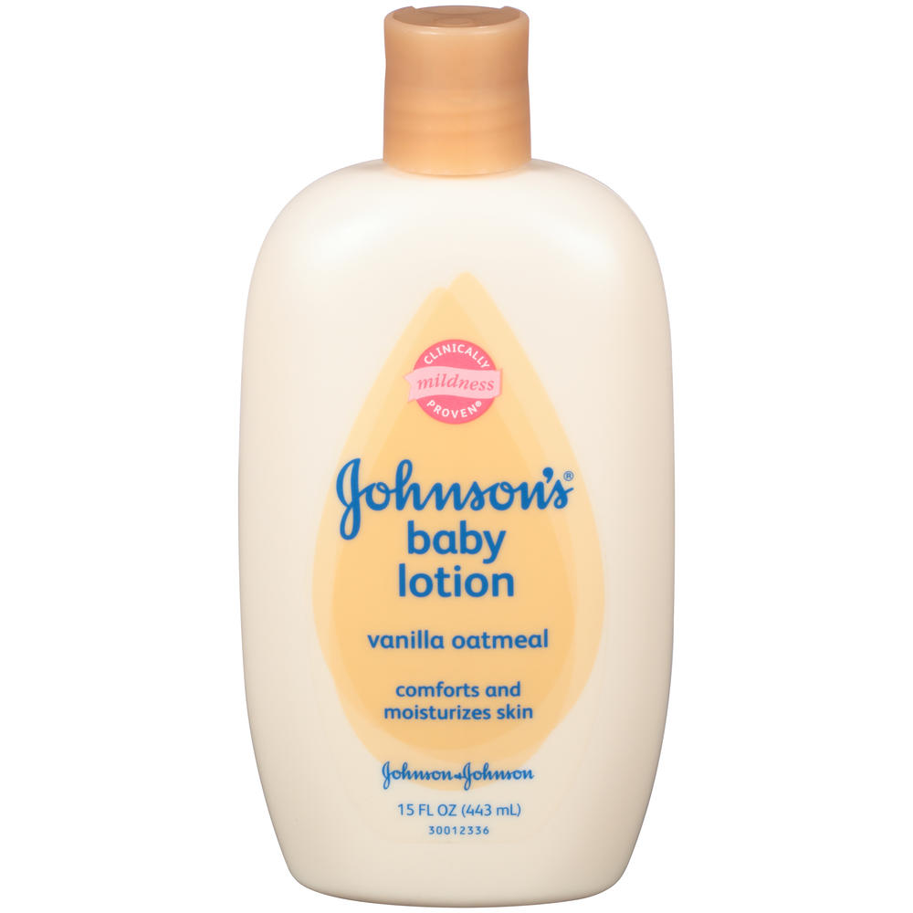 Johnson & Johnson Johnson's Baby Lotion, Vanilla Oatmeal, 15 fl oz (444 ml)
