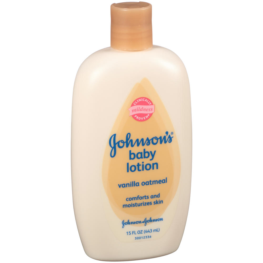 Johnson & Johnson Johnson's Baby Lotion, Vanilla Oatmeal, 15 fl oz (444 ml)