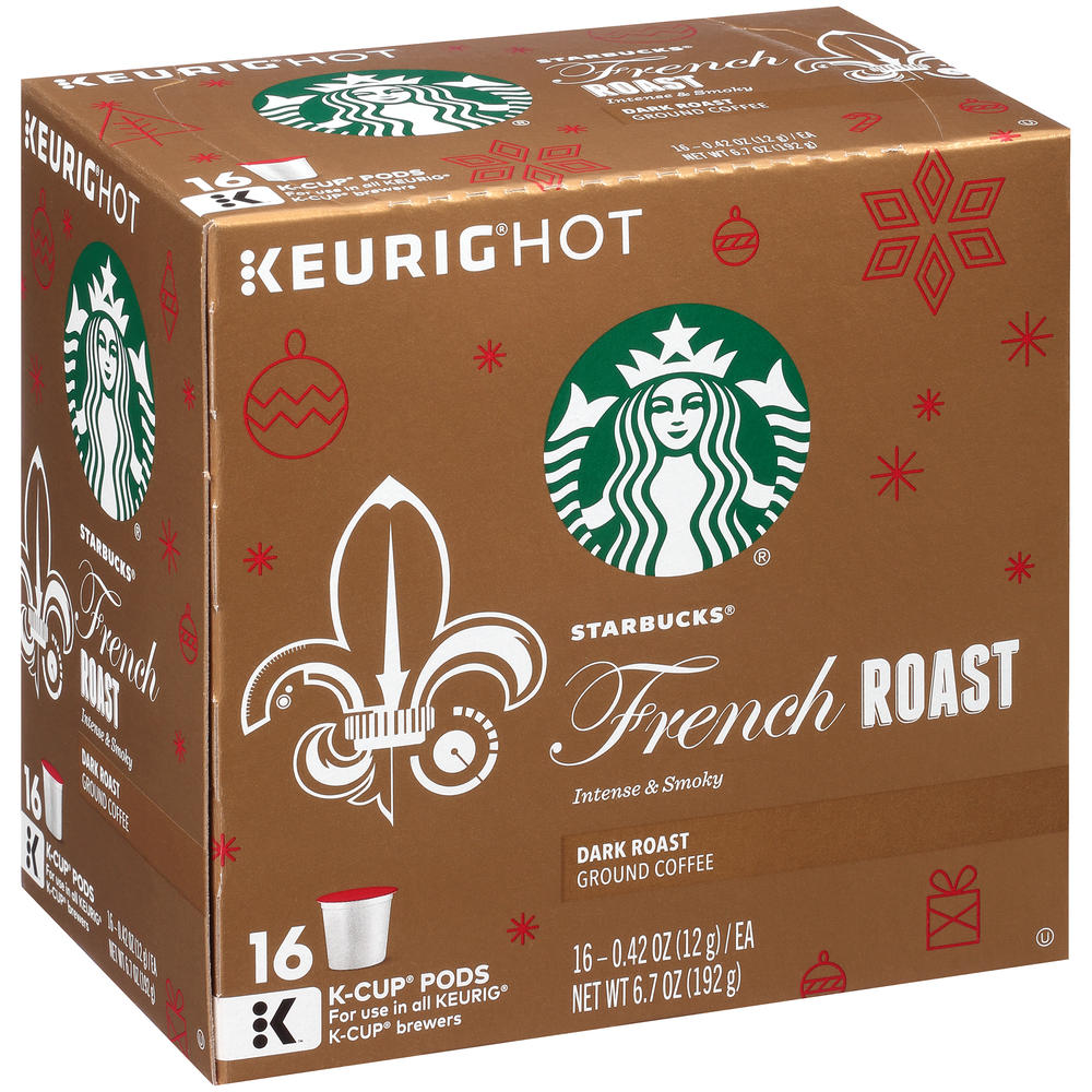 Starbucks French Roast Dark K-Cups For Keurig Brewers 0.742 lb