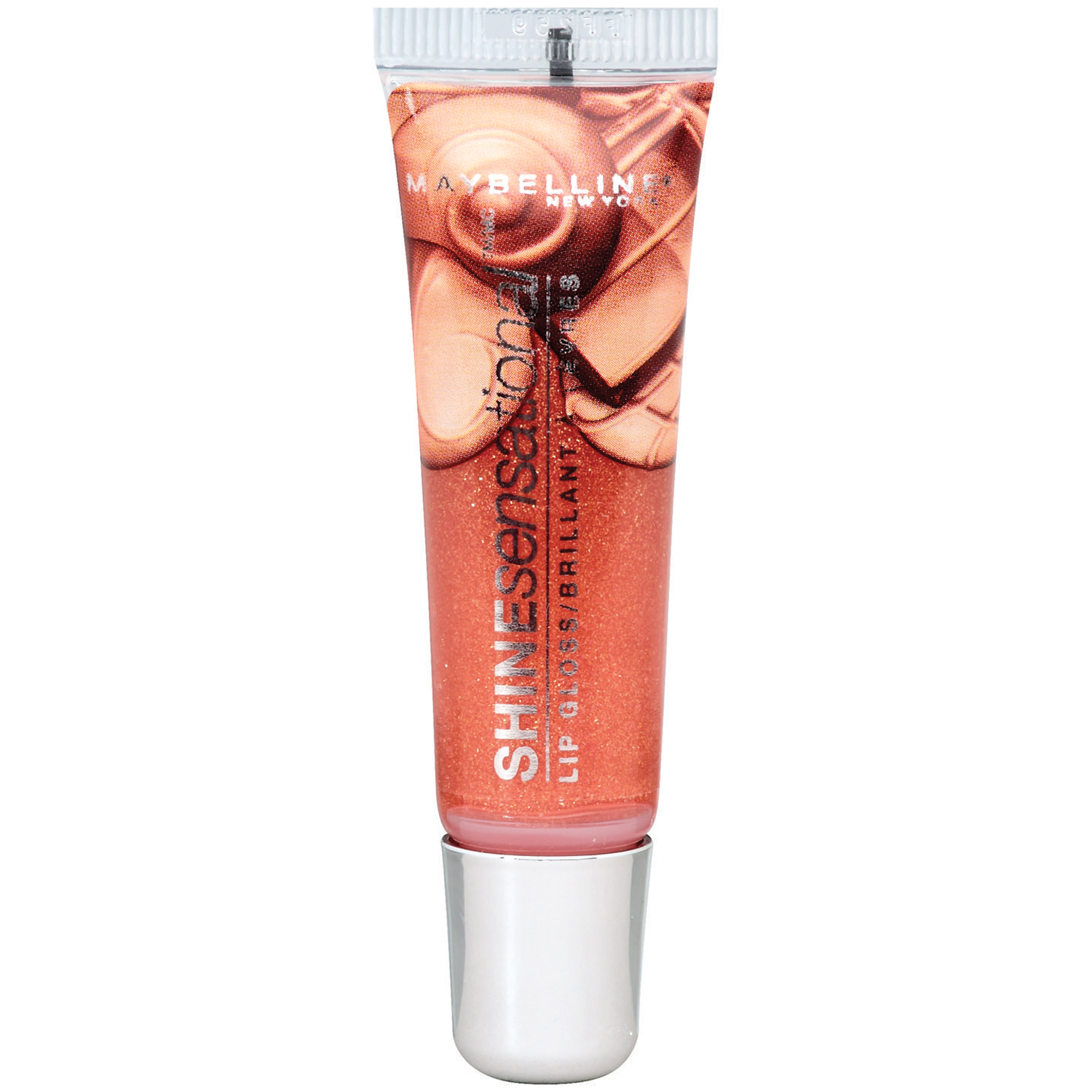 Maybelline New York Shine Sensational Lip Gloss, Crazy For Caramel 65, 0.38 fl oz (11.3 ml)