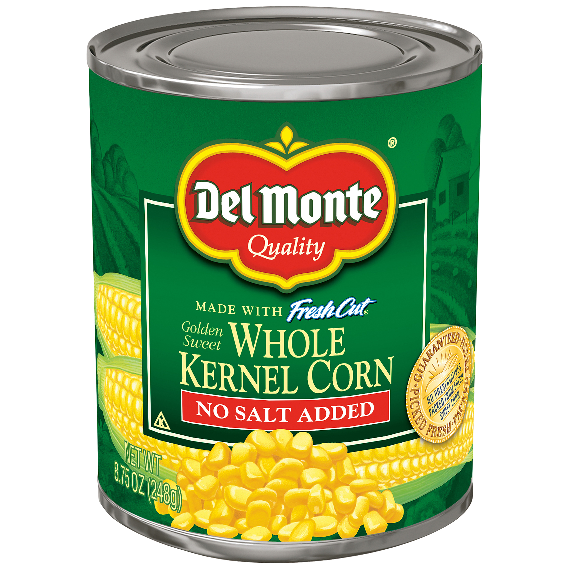 Del Monte Fresh Cut Corn, Whole Kernel, Golden Sweet, 8.75 oz (248 g)