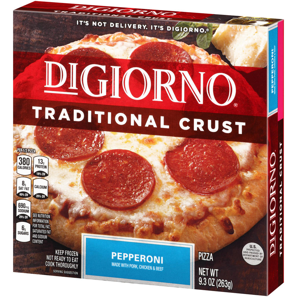 Digiorno For One Pizza, Traditional Crust, Pepperoni, 9.3 oz (263 g)