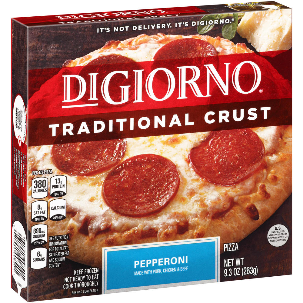 Digiorno For One Pizza, Traditional Crust, Pepperoni, 9.3 oz (263 g)
