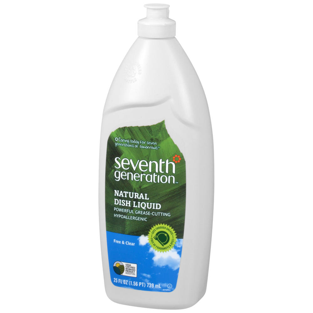 Seventh Generation Natural Dish Liquid, 25 fl oz (1.56 pt) 739 ml