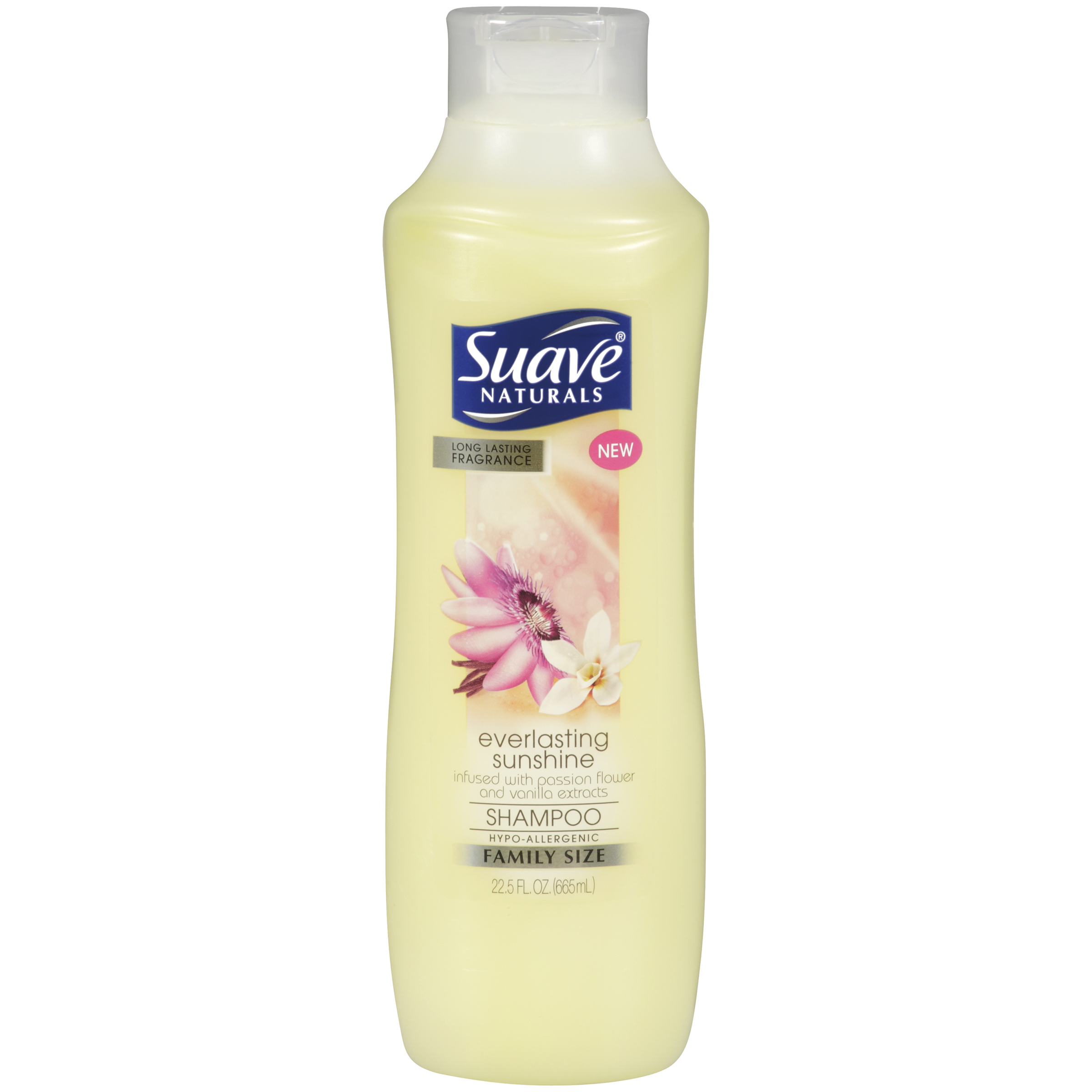 Suave Naturals Shampoo, Everlasting Sunshine, Family Size, 22.5 fl oz (665 ml)