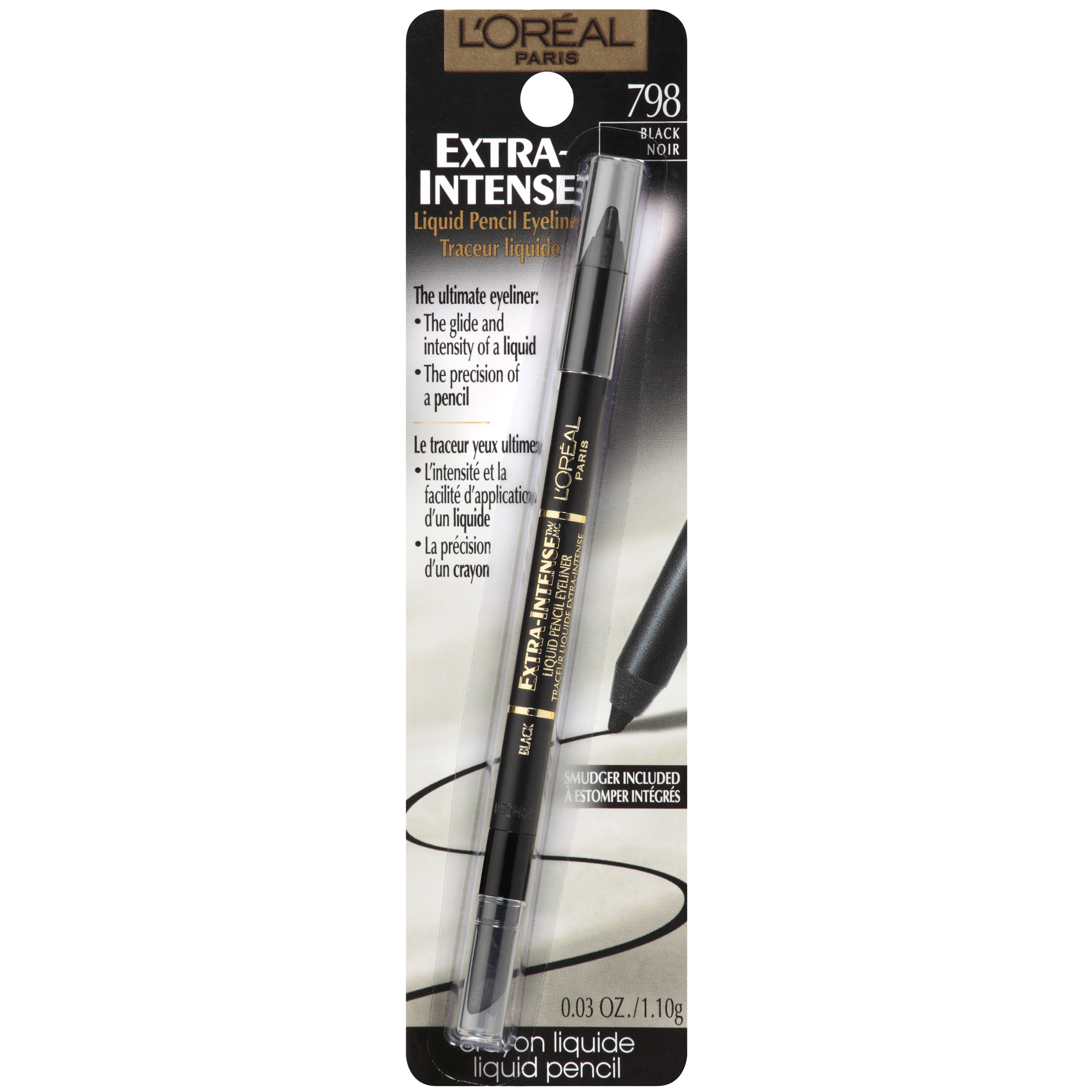 L’Oreal Extra Intense Eyeliner Liquid Pencil, Carbon Black L’Oreal Extra Intense Eyeliner Liquid Pencil, Carbon Black