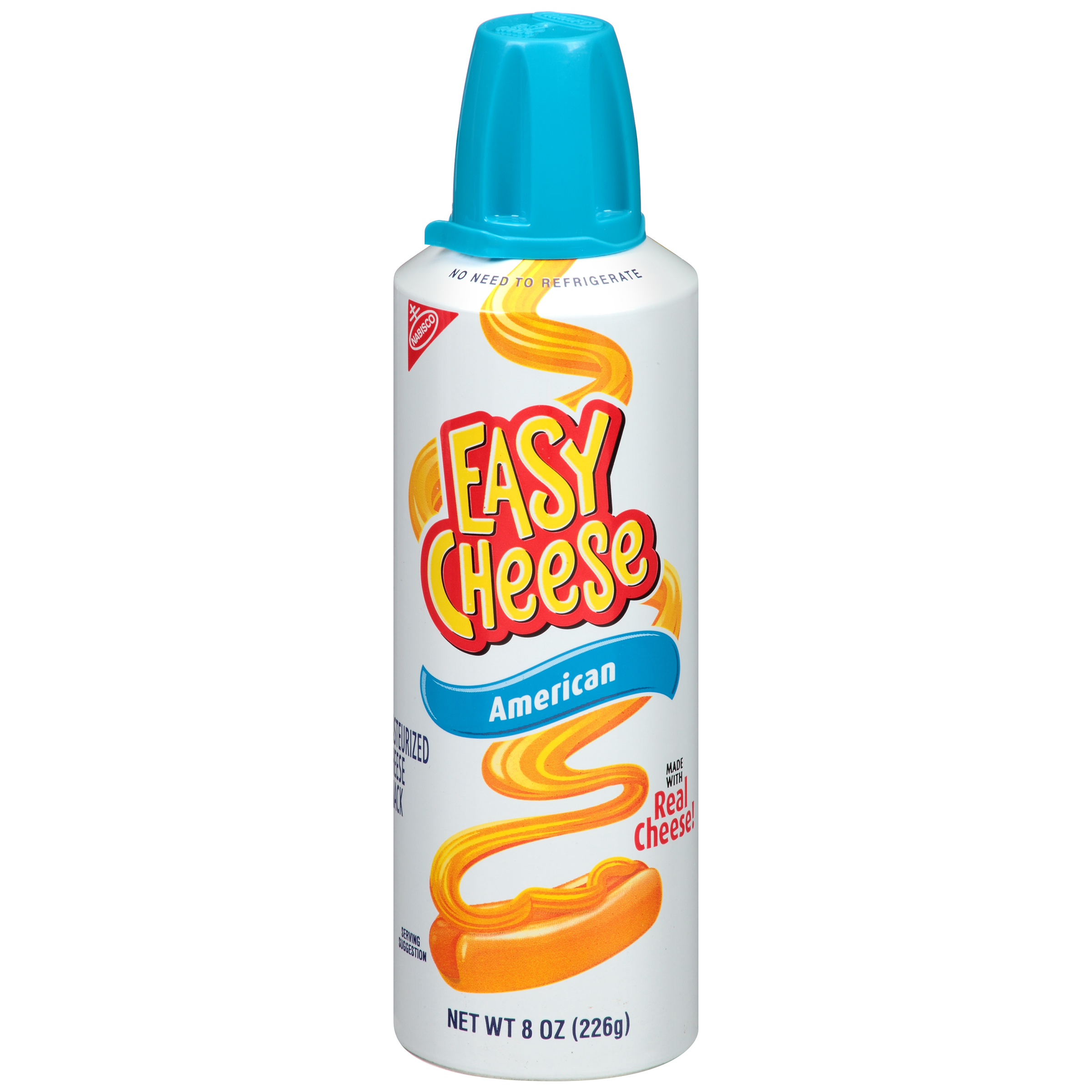 Kraft Easy Cheese Cheese Snack, American, 8 oz (226 g)