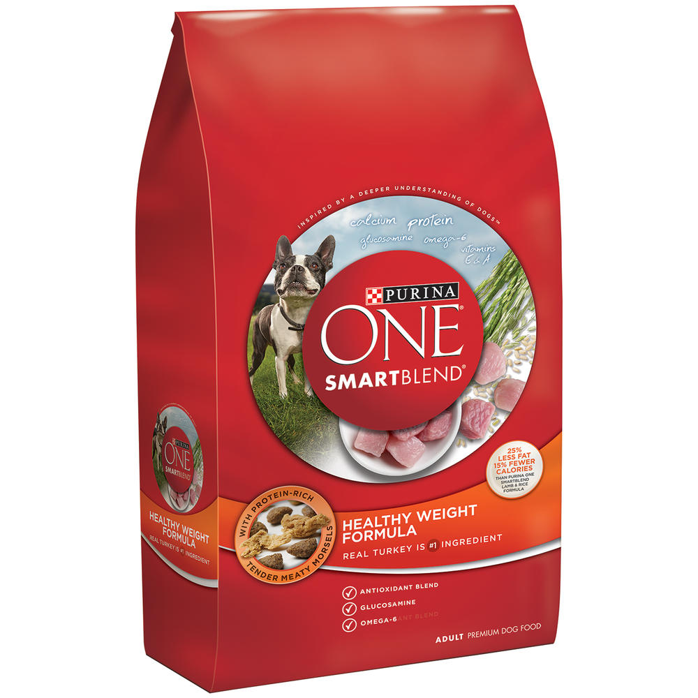Purina ONE SmartBlend Healthy Weight Formula Adult Premium Dog Food 16.5 lb. Bag