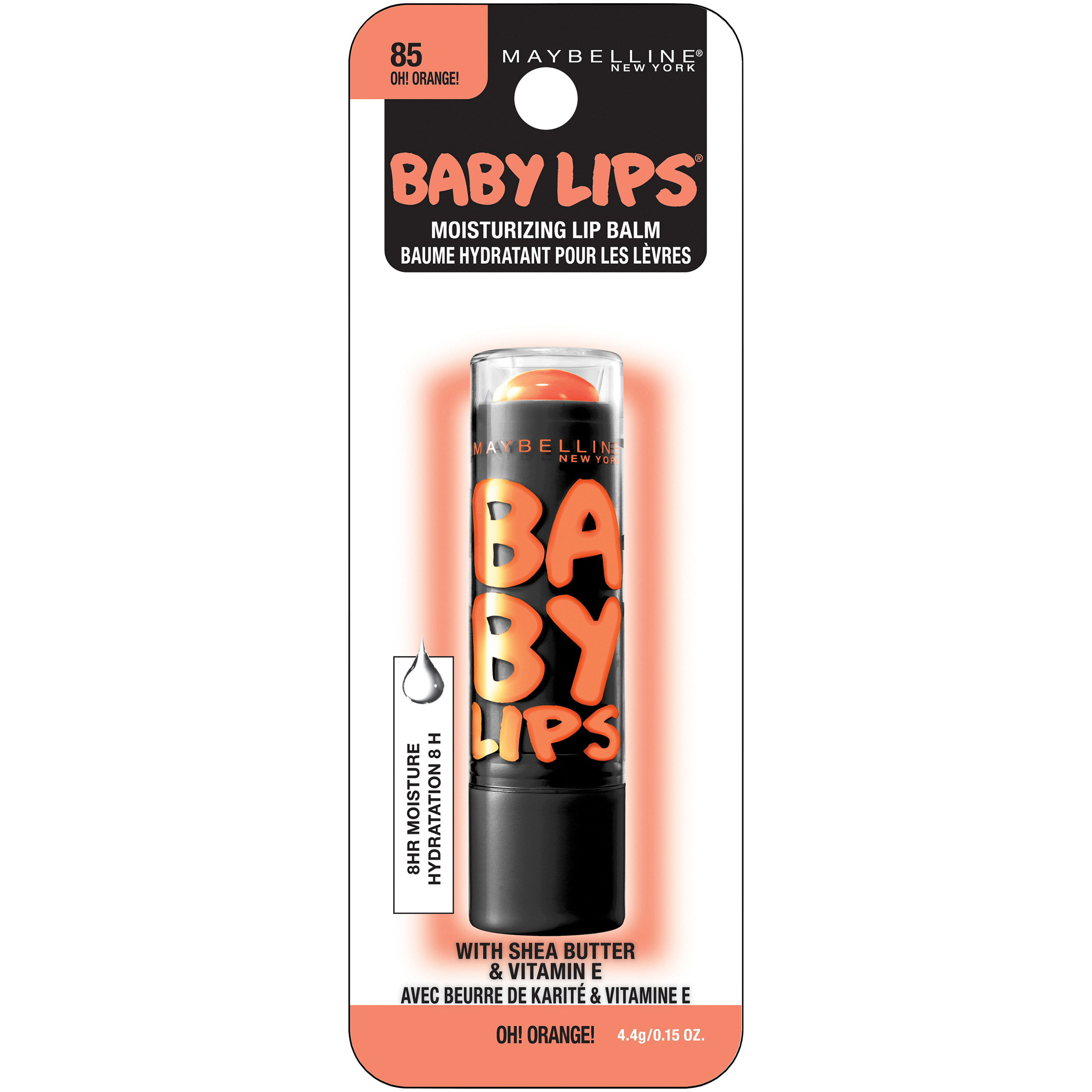 Maybelline New York Baby Lips(r) Electro Lip Balm Oh! Orange! 0.15 oz.