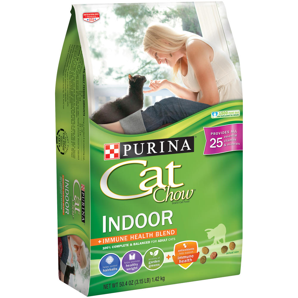 Purina Cat Chow Indoor Cat Food 50.4 oz. Bag