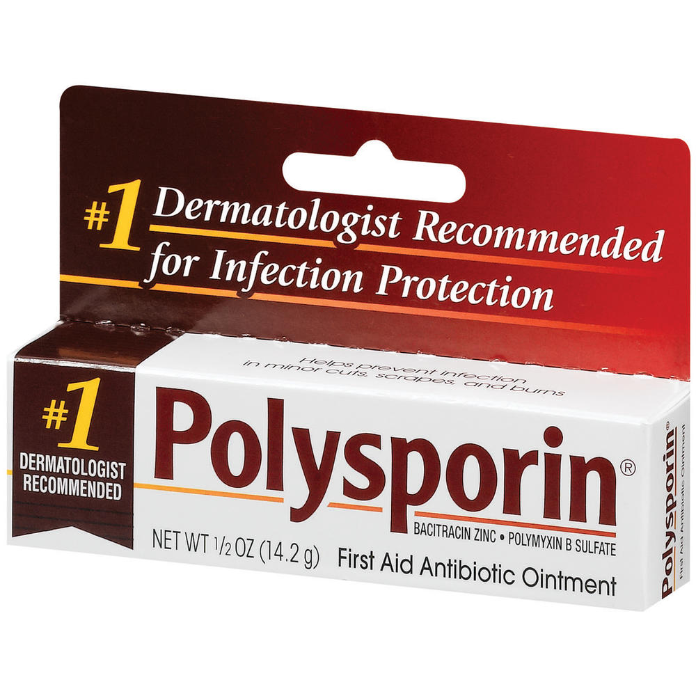 Polysporin Antibiotic Ointment, First Aid, 0.5 oz (14.2 g)