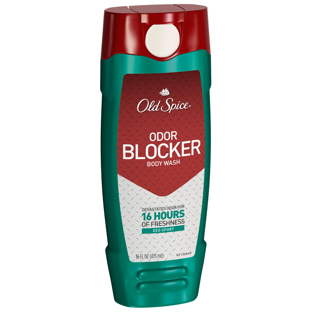 Old Spice Odor Blocker Body Wash, Deo Sport, 16 OZ