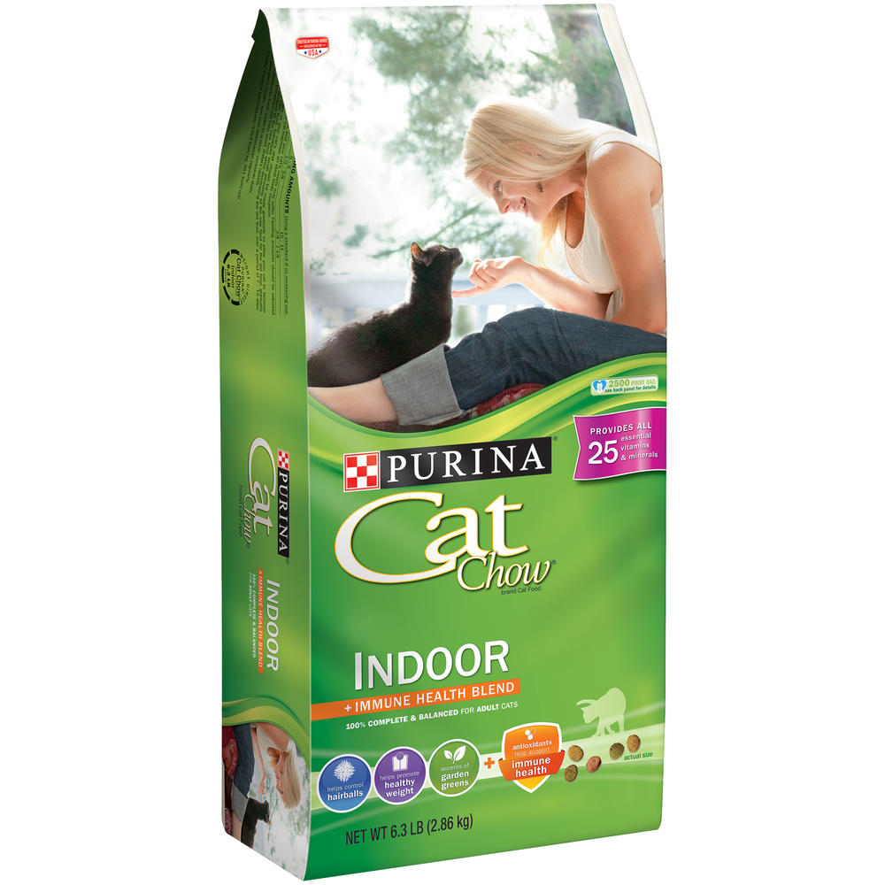 Purina Cat Chow Indoor Cat Food 6.3 lb. Bag