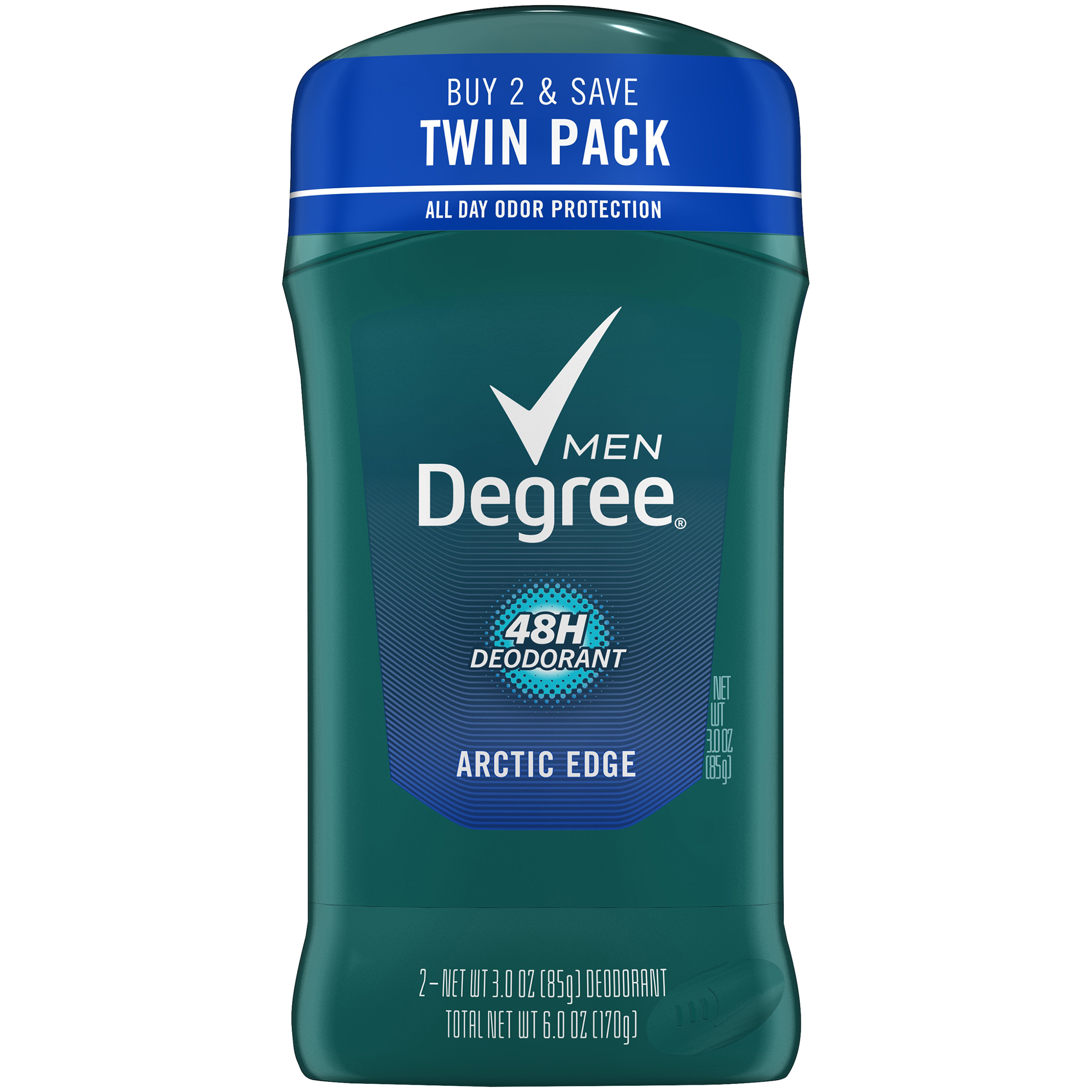 Degree Men Extra Fresh Arctic Edge Deodorant, 3 oz, Twin Pack Degree Men Extra Fresh Arctic Edge Deodorant, 3 oz, Twin Pack