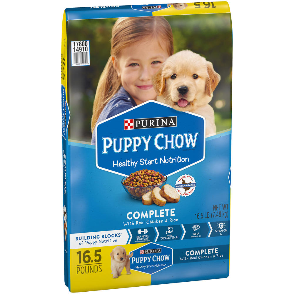 Purina Puppy Chow Complete & Balanced Puppy Food 16.5 lb. Bag