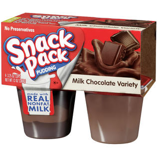 Hunt's Snack Pack Pudding Milk Chocolate Variety 13 oz